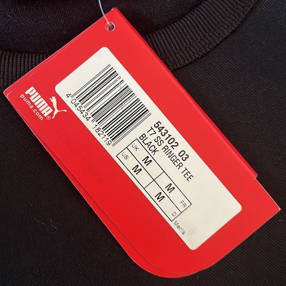 NWT Puma Training Tech Shirt Black Size M - Picture 9 of 13